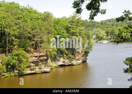 Paysages du Wisconsin Dells WI Banque D'Images