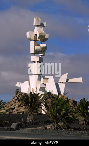 Monumento al campesino le monument du famrer Mozaga Lanzarote Iles Canaries Espagne Banque D'Images