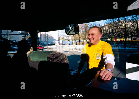 Tour guide Thilo Schmied de Fritz Musictours Berlin. Banque D'Images