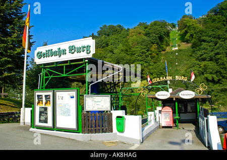 La gare de câble / Solingen Banque D'Images