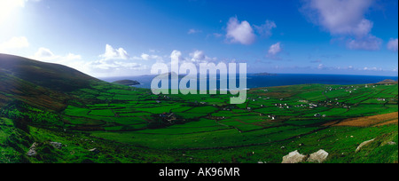 Îles Blasket & Dunquin, péninsule de Dingle, Co Kerry, Ireland Banque D'Images