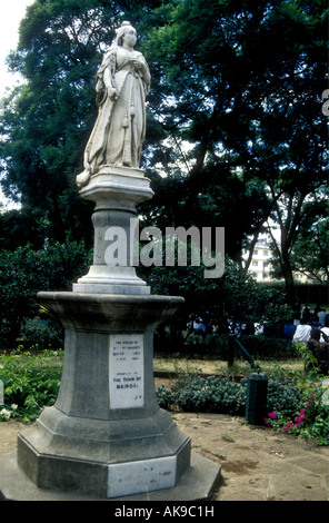 Statue de la reine Victoria dans le Jeevanjee Gardens Nairobi Kenya Afrique de l'Est Banque D'Images