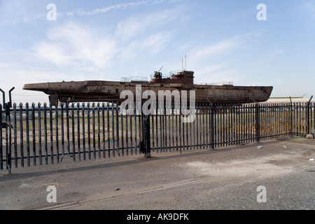 U-534 sous-marin allemand de la Seconde Guerre mondiale à Birkenhead, Liverpool, Angleterre Banque D'Images