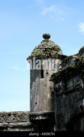 Ruines de la forteresse de San Jerónimo à Portobelo Province Colon Panama Banque D'Images