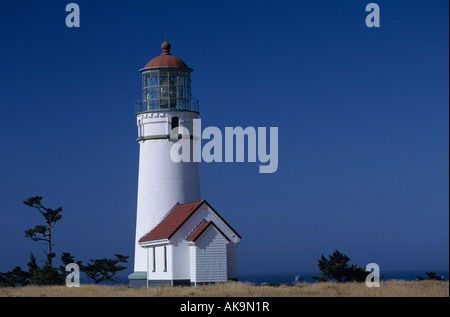 Cape Blanco State Park dans le sud de l'Oregon coast Cape Blanco leuchtturm près de Port Orford Oregon State USA Banque D'Images