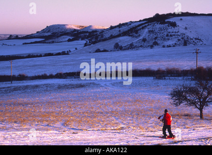 Ivinghoe Beacon - - Buckinghamshire Chilterns Banque D'Images