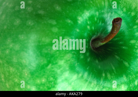 Green Apple close up Banque D'Images