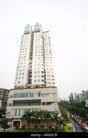 La Chine, la province de Guangdong, Guangzhou, high rise Banque D'Images