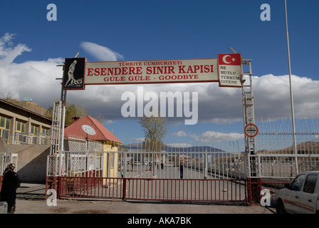 Esendere-frontière avec l'Iran près de Yuksekova, Hakkari Province, le sud-est de la Turquie Banque D'Images