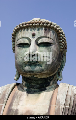 Grand Bouddha à Kamakura, au Japon. Banque D'Images