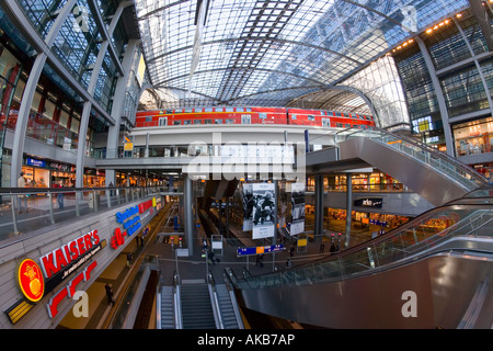 La gare centrale de Berlin, Berlin, Allemagne Banque D'Images