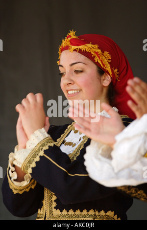 Danseurs grecs Banque D'Images