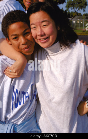 Avec 13 États américains coréen coordonnateur adultes l'âge de 25 ans des groupes de jeunes. St Paul Minnesota USA Banque D'Images