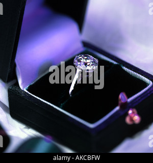 Une bague de mariage de diamant. Photo par paddymcguinness Paddy McGuinness Banque D'Images