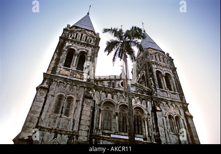 Façade de la cathédrale St Josephs Stonetown Zanzibar Tanzanie Afrique de l'est construit en 1862 Banque D'Images