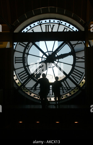 L'intérieur du Musée d Orsay à Paris Banque D'Images