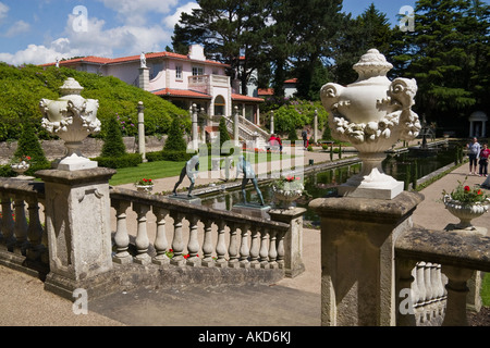 Le jardin Italien, Compton Acres, Poole, Dorset, Angleterre Banque D'Images