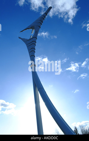 La sculpture rencontre Birchwood risley cheshire angleterre Banque D'Images