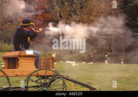 Old Time Western pousse dehors dans le Vermont. Banque D'Images