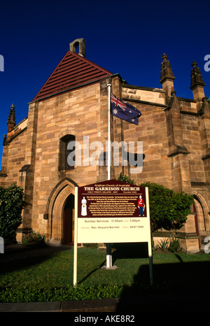 Sydney NSW Australie l'Église anglicane Garrison Rocks - Banque D'Images