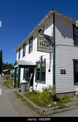 Fairview Inn Bar Chambres historique de la ville de Talkeetna AK Alaska Northern Exposure près de Denali National Park Parcs Mt McKinley hig Banque D'Images