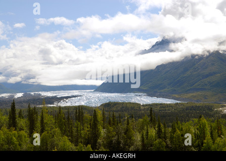 Mantanuska le long de l'autoroute Alaska Glacier Glenn AK U S United States Banque D'Images