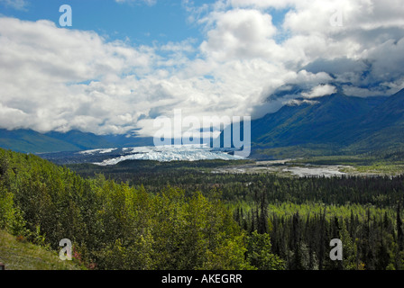 Mantanuska le long de l'autoroute Alaska Glacier Glenn AK U S United States Banque D'Images