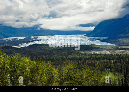 Mantanuska le long de l'autoroute Alaska Glacier Glenn AK U S United States Banque D'Images