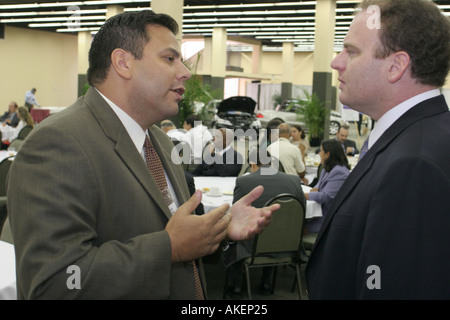 Miami Florida,Centre des congrès Sheraton,centre,semaine du développement des entreprises minoritaires,représentants du gouvernement,parler,conversation,communication,visiteurs Banque D'Images