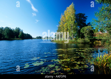 Lettland, Pace-See beim Dorf Rythme westlich von Dundaga bei Talsi, Banque D'Images