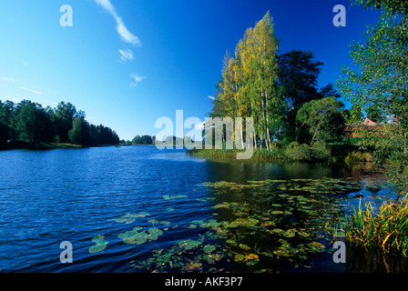 Lettland, Pace-See beim Dorf Rythme westlich von Dundaga bei Talsi, Banque D'Images