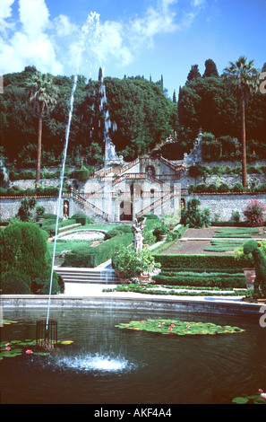 Le 17e siècle Garzoni Jardins à Collodi Banque D'Images