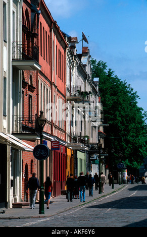 Osteuropa, Lituanie, Kaunas, Altstadt, Vilniaus gatve Fussgängerzone Banque D'Images