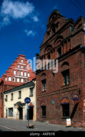 Osteuropa, Lituanie, Kaunas, Altstadt, Vilniaus gatve Fussgängerzone Banque D'Images