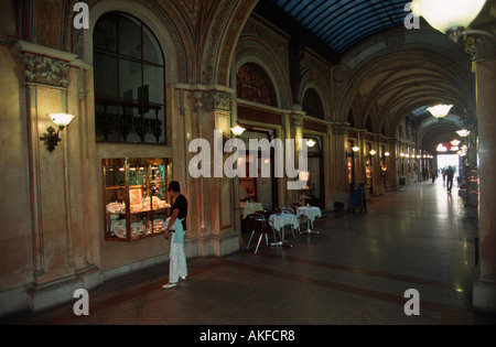 Wien 1, Palais Ferstel, Einkaufspassage zwischen Herrengasse und Freyung Banque D'Images