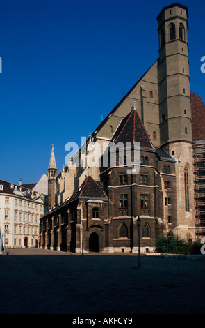 Österreich, Wien 1, Minoritenkirche (13.-15. Jhd.) ein gotischer Sakralbau Banque D'Images