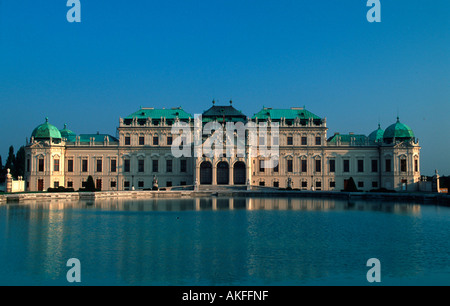 Oberes Belvedere (1700-1722), Architekt Johann Lukas von Hildebrandt Banque D'Images