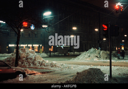 Winter in der Stadt Banque D'Images