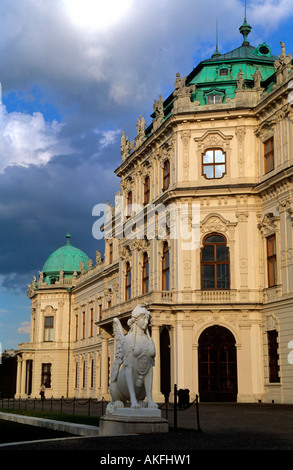 Nordseite Oberes Belvedere, Banque D'Images