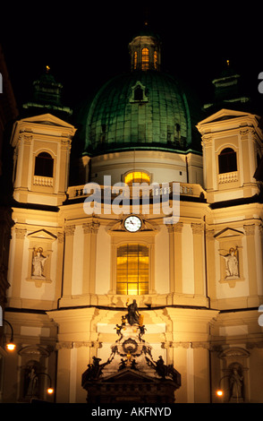 Österreich, Wien I, Blick auf die vom Peterskirche Graben Banque D'Images