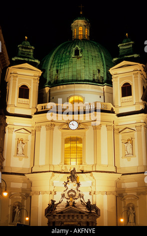 Österreich, Wien I, Blick auf die vom Peterskirche Graben Banque D'Images