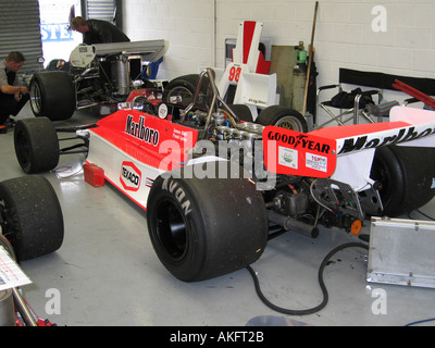 McLaren M26 James Hunt Voiture de course à Silverstone Northamtonshire Banque D'Images