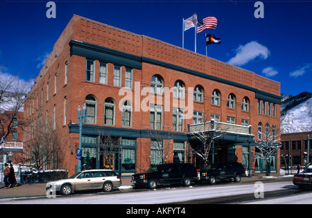 USA, Colorado, le tremble, l'Hôtel Jerome Banque D'Images