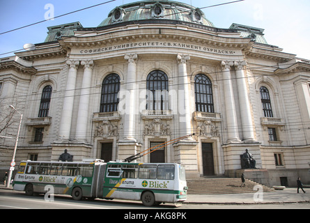L'Université de Sofia Sofia Bulgarie Banque D'Images