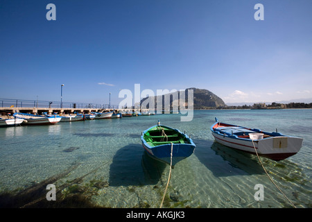 Mondello Palerme Sicile Italie Banque D'Images