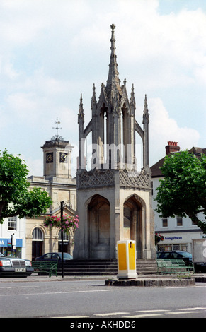 La Croix du marché à Devizes Banque D'Images