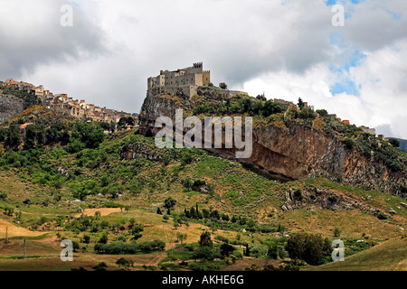 Château Norman (le plus grand en Sicile), Catania, Sicile, Italie Banque D'Images