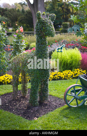 Green Animals Topiary Garden Portsmouth Rhode Island Banque D'Images