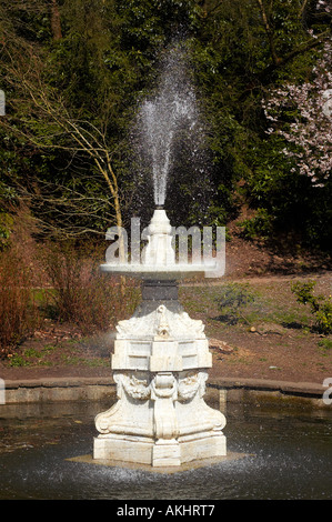 Fontaine dans Williamson Park Banque D'Images