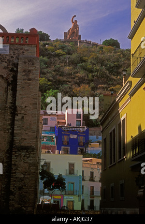 El pipila monument, el pipila, Guanajuato, Guanajuato, Mexique de l'état Banque D'Images